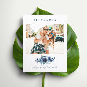 予算Be My Bridesmaid Photo Proposal Blue