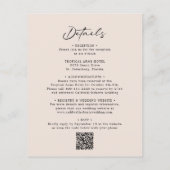 予算Bohoフローラすべて結婚の1つの書 (裏面)