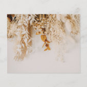 予算Boho花フォトウェディング日付を保存 (裏面)