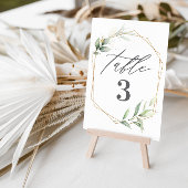 予算eucalyptusエレガントな結婚式のテーブル番号 テーブルナンバー