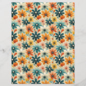 予算Groovyレトロ70sフローラ チラシ (裏面)