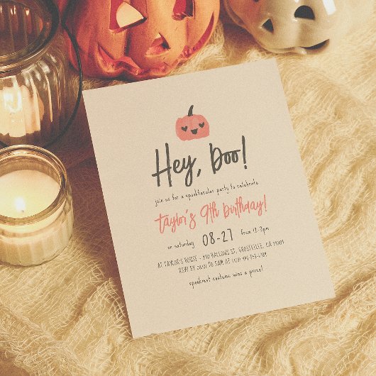 予算Hey Boo Halloween Boho Birthday Party