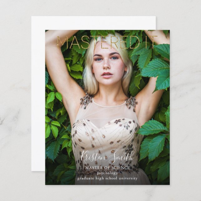 予算Itマスター金ゴールド大学院写真アナウンサー (正面/裏面)