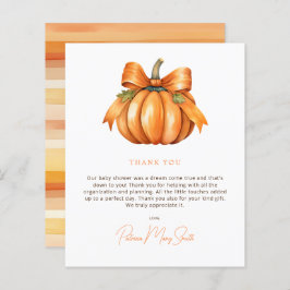 予算Little Pumpkin赤ちゃんシャワーありがとう