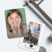 予算MINI SIZE 4写真卒業のお知らせ ノートカード