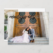 予算Newlyweds HB 3写真ポスト結婚披露宴 (正面/裏面)