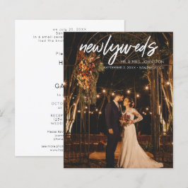 予算Newlyweds W 1フォトポストウェディングレセプション