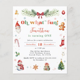 予算Oh何おもしろい第1クリスマスカラフル誕生日