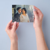 予算Our初めてのクリスマスフォトフライヤー チラシ (手)