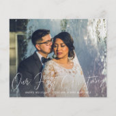 予算Our初めてのクリスマスフォトフライヤー チラシ (正面)