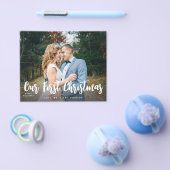 予算Our初めてのクリスマスミニマルH写真 チラシ (シングル)