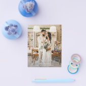 予算Our初めてのクリスマス垂直およびHの2つの写真 チラシ (シングル)