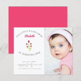 予算Our Little Wildflower 1st Birthday Photo