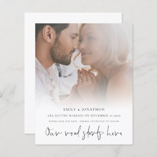 予算Our Road開始ここに写真を保存する日付 (正面/裏面)