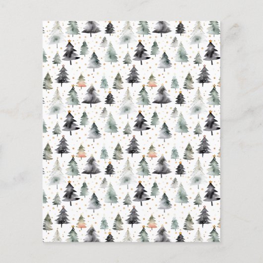 予算Our Yearミニマル12写真クリスマス (裏面)