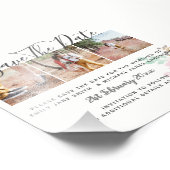 予算PHOTOコラージュ日付の結婚Bohoを保存 フォトプリント (角)