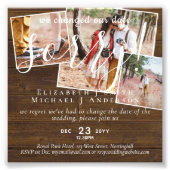 予算PHOTO計画の変更新日延期 フォトプリント (正面)