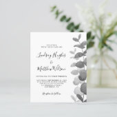 予算QRコードすべて1つの結婚式招待状 (スタンド正面)