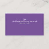 予算QRコードウェブサイトRSVPホテル結婚の詳細 エンクロージャーカード (裏面)