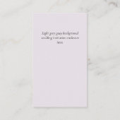 予算QRコードウェブサイトRSVPホテル結婚の詳細 名刺 (裏面)