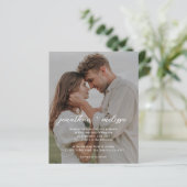 予算QRコードエレガント全スタイリッシュ結婚 (スタンド正面)