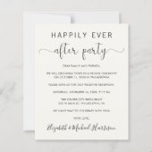 予算QRコードクリームウェディングレセプション招待状 (正面)