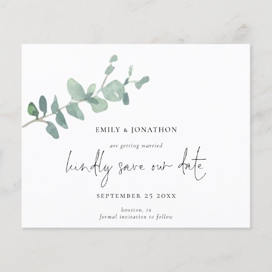 予算QRコードスクリプトEucalyptus日付の保存 (正面)