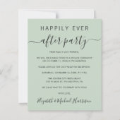 予算QRコードセージ結婚式受付招待状 (正面)