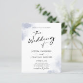 予算QRコードダスティブルーウォーター結婚カラー (スタンド正面)