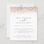 予算QRコードバラ金ゴールドグリッター結婚式 (正面)