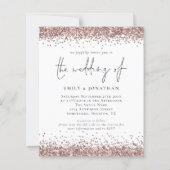 予算QRコードバラ金ゴールドグリッター結婚式 (正面)