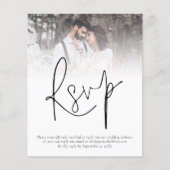 予算QRコードフォトウェディングRSVPエンクロージャ (正面)