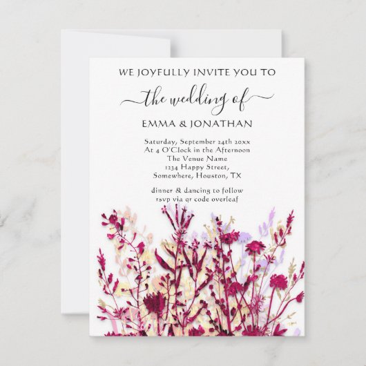 予算QRコードフローラメドーホワイトマルサラ金ゴールド (正面)