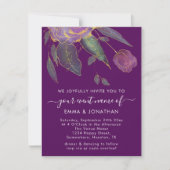 予算QRコードマルサラ金ゴールド花紫色 (正面)