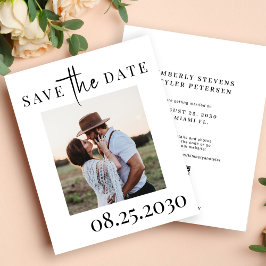 予算QRコードモダン写真結婚式の日付を保存