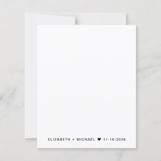 予算QRコード結婚のパーティの招待状後 (裏面)