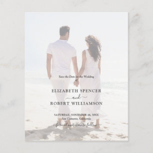 予算QRコード結婚の写真日付の保存 チラシ