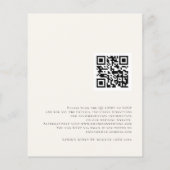 予算QRセージEucalyptusクリーム私たちは結婚行う (裏面)