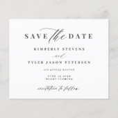 予算QR CODEスクリプト結婚式の日付を保存 (正面)