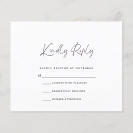 予算RSVPカード チラシ