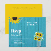 予算RSVP素朴ひま結婚し (正面/裏面)