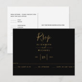 予算RSVP ポストカード (正面/裏面)