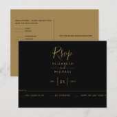 予算RSVP ポストカード (正面/裏面)