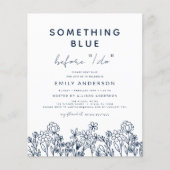 予算Something Blue Wildflowerブライダルシャワー (正面)