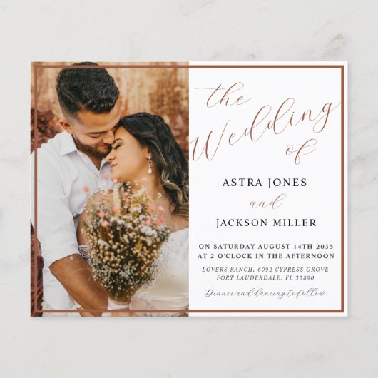 予算Terracotta結婚写真の結婚数 (正面)