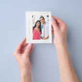 予算V モダン 2シンプル写真保存 チラシ (手)