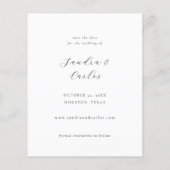 予算V モダン 2シンプル写真保存 チラシ (裏面)