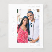 予算V モダン 2シンプル写真保存 チラシ (正面)