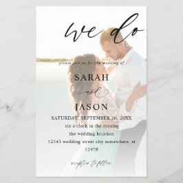 予算We Do Photo 結婚 Writhl's MEDIUM SIZE チラシ