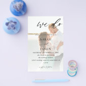 予算We Do Photo 結婚 Writhl's MEDIUM SIZE チラシ (シングル)